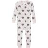 imageGerber babygirls Babygirls 3pack Snug Fit Footless Onepiece Cotton PajamasHearts