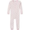 imageGerber babygirls Babygirls 3pack Snug Fit Footless Onepiece Cotton PajamasWoodland Floral