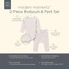 imageModern Moments by Gerber babyboys Long Sleeve Bodysuit and Pant SetOatmeal Heather