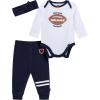 imageGerber NFL babygirls 3piece Onesie Bodysuit Pants ampamp Headband SetBears