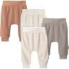 imageGerber Unisex Baby 4Pack Microfleece PantsLight Oatmeal Heather