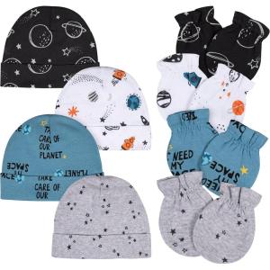 imageGerber Baby Boys Cap and Mitten SetsSpace