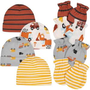 imageGerber Baby Boys Cap and Mitten SetsTransportation Zone