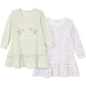 imageGerber Baby Girls Toddler Girls 2pack Fleece NightgownsFloral