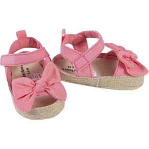imageGerber BabyGirls Espadrille Sandal Crib ShoeCoral Pink