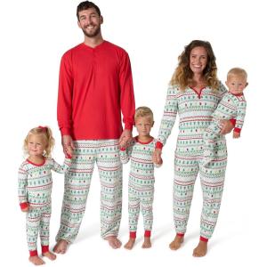 imageGerber Holiday Family Matching PajamasOh What Fun Fairisle