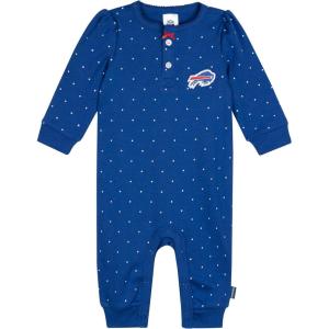 imageGerber NFL babygirls Nfl Team Footless CoverallBills