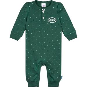 imageGerber NFL babygirls Nfl Team Footless CoverallJets
