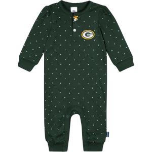 imageGerber NFL babygirls Nfl Team Footless CoverallPackers