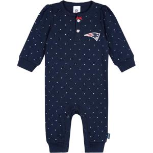 imageGerber NFL babygirls Nfl Team Footless CoverallPatriots