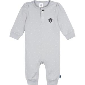 imageGerber NFL babygirls Nfl Team Footless CoverallRaiders