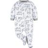 imageGerber Unisex Baby 4 Pack Short Sleeve Bodysuit and 2 Pack Sleep N Play Clothing BundleBlue Dog
