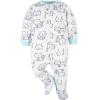 imageGerber Unisex Baby 4 Pack Short Sleeve Bodysuit and 2 Pack Sleep N Play Clothing BundlePink Cat