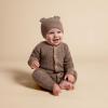 imageModern Moments by Gerber Baby Sweater Knit Romper ampamp Hat SetBrown
