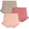 imageGerber BabyGirls 3Pack Bubble ShortsPinksOatmeal