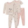 imageGerber Unisex Baby Unisexbaby Toddler Snug Fit 4piece Pajama SetDog