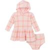 imageGerber babygirls Baby Girls 2piece Longsleeve Dress and Diaper Cover SetPink Plaid