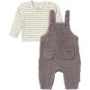 imageModern Moments by Gerber Baby Microplush Overall SetMed Gray