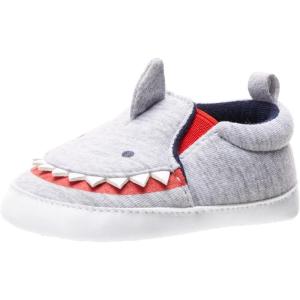 imageGerber UnisexChild Sneakers Crib Shoes Newborn Infant Toddler Neutral Boy GirlGrey Shark