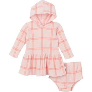 imageGerber babygirls Baby Girls 2piece Longsleeve Dress and Diaper Cover SetPink Plaid