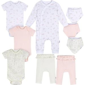 imageGerber unisexbaby 9piece Baby Gift Set for Newborn Boys ampamp Girls  Premium Cotton Baby Essentials Layette SetDeer