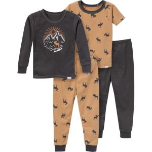 imageGerber Baby Boys Toddler Snug Fit 4Piece Pajama SetMoose