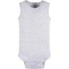 imageGerber Baby Boys MultiPack Sleeveless Onesies BodysuitGrey Heather