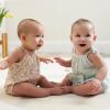 imageGerber Baby Girls Gauze Sleeveless RomperBlue