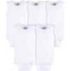 imageGerber Baby Boys MultiPack Sleeveless Onesies BodysuitWhite