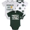 imageGerber NFL babygirls Nfl 3pack Onesie BodysuitPackers