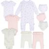 imageGerber babygirls 9piece Baby Gift Set for Newborn Boys ampamp Girls  Premium Cotton Baby Essentials Layette SetDeer
