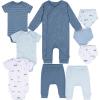 imageGerber babygirls 9piece Baby Gift Set for Newborn Boys ampamp Girls  Premium Cotton Baby Essentials Layette SetRoad Trip