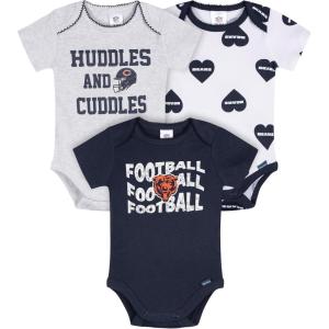 imageGerber NFL babygirls Nfl 3pack Onesie BodysuitBears