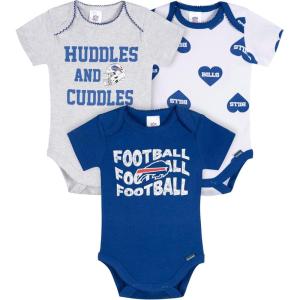 imageGerber NFL babygirls Nfl 3pack Onesie BodysuitBills