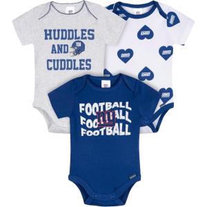 imageGerber NFL babygirls Nfl 3pack Onesie BodysuitGiants