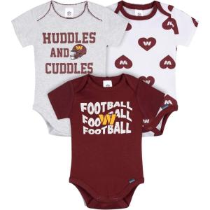 imageGerber NFL babygirls Nfl 3pack Onesie BodysuitWashington Commanders