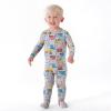 imageGerber unisexbaby Toddler Butterysoft Snug Fit Footed Pajamas With Viscose Made With EucalyptusConstruction