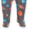 imageGerber unisexbaby Toddler Butterysoft Snug Fit Footed Pajamas With Viscose Made With EucalyptusOuter Space