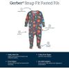imageGerber unisexbaby Toddler Butterysoft Snug Fit Footed Pajamas With Viscose Made With EucalyptusOuter Space