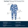 imageGerber unisexbaby Toddler Butterysoft Snug Fit Footed Pajamas With Viscose Made With EucalyptusPolar Night