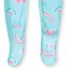 imageGerber unisexbaby Toddler Butterysoft Snug Fit Footed Pajamas With Viscose Made With EucalyptusRainbow Sky