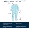 imageGerber unisexbaby Toddler Butterysoft Snug Fit Footed Pajamas With Viscose Made With EucalyptusRainbow Sky