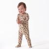 imageGerber unisexbaby Toddler Butterysoft Snug Fit Footed Pajamas With Viscose Made With EucalyptusSpotted Leopard