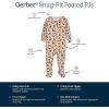 imageGerber unisexbaby Toddler Butterysoft Snug Fit Footed Pajamas With Viscose Made With EucalyptusSpotted Leopard