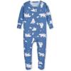 imageGerber unisexbaby Toddler Butterysoft Snug Fit Footed Pajamas With Viscose Made With EucalyptusPolar Night