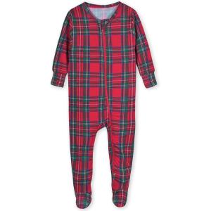 imageGerber unisexbaby Toddler Butterysoft Snug Fit Footed Pajamas With Viscose Made With EucalyptusPlaid About You