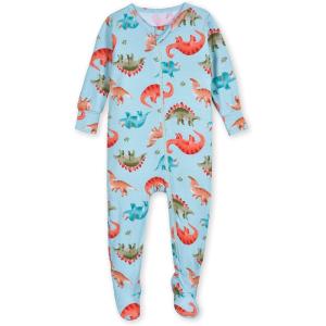 imageGerber unisexbaby Toddler Butterysoft Snug Fit Footed Pajamas With Viscose Made With EucalyptusSnugosaurous