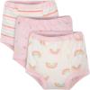 imageGerber 3Pack Toddler Girls Rainbow Training Pants