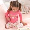 imageGerber babygirls Toddler Snug Fit 4piece Pajama SetPink Rose