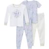 imageGerber babygirls Toddler Snug Fit 4piece Pajama SetFox Floral